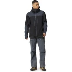 Norrona Trollveggen Gore-Tex Pro Light Jas Heren - Caviar/Cool Black -Norrona norrona trollveggen gore tex pro light jacket men caviar cool black 2 1464822