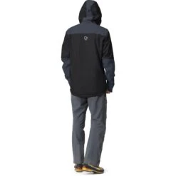 Norrona Trollveggen Gore-Tex Pro Light Jas Heren - Caviar/Cool Black -Norrona norrona trollveggen gore tex pro light jacket men caviar cool black 3 1464823