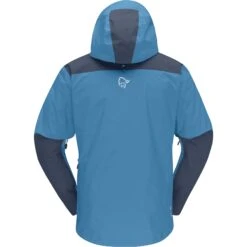 Norrona Trollveggen Gore-Tex Pro Light Jas Heren - Hawaiian Surf/Indigo Night -Norrona norrona trollveggen gore tex pro light jacket men hawaiian surf indigo night 2 1127351