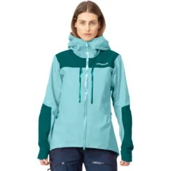 Norrona Trollveggen Gore-Tex Pro Light Jas Dames - Clearwater
