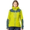 Norrona Trollveggen Gore-Tex Pro Light Jas Dames - Sulphur Spring/North Atlantic