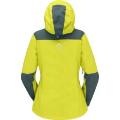 Norrona Trollveggen Gore-Tex Pro Light Jas Dames - Sulphur Spring/North Atlantic -Norrona norrona trollveggen gore tex pro light jacket women sulphur spring north atlantic 2 1258335