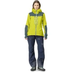 Norrona Trollveggen Gore-Tex Pro Light Jas Dames - Sulphur Spring/North Atlantic -Norrona norrona trollveggen gore tex pro light jacket women sulphur spring north atlantic 3 1258336