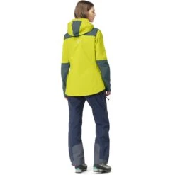 Norrona Trollveggen Gore-Tex Pro Light Jas Dames - Sulphur Spring/North Atlantic -Norrona norrona trollveggen gore tex pro light jacket women sulphur spring north atlantic 4 1258337