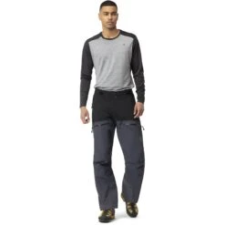 Norrona Trollveggen Gore-Tex Pro Light Broek Heren - Caviar/Cool Black -Norrona norrona trollveggen gore tex pro light pants men caviar cool black 2 1464805
