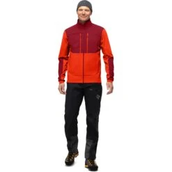 Norrona Trollveggen Hiloflex200 Jas Heren - Arednalin/Rhubarb -Norrona norrona trollveggen hiloflex200 jacket men arednalin rhubarb 4 1518948
