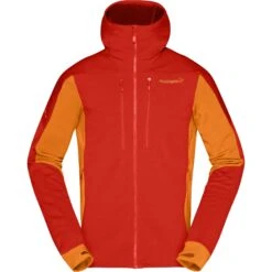 Norrona -Norrona norrona trollveggen powerstretch pro zip hood men arednalin 1 1031594