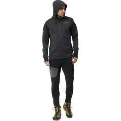 Norrona Trollveggen Powerstretch Pro Zip Hood Jas Heren - Caviar -Norrona norrona trollveggen powerstretch pro zip hood men caviar 2 1464924