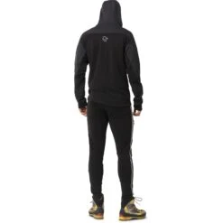 Norrona Trollveggen Powerstretch Pro Zip Hood Jas Heren - Caviar -Norrona norrona trollveggen powerstretch pro zip hood men caviar 3 1464925