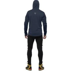 Norrona Trollveggen Powerstretch Pro Zip Hood Jas Heren - Indigo Night -Norrona norrona trollveggen powerstretch pro zip hood men indigo night 3 1031642