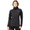 Norrona Trollveggen Powerstretch Pro Zip Hood Jas Dames - Caviar