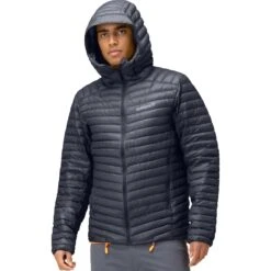 Norrona Trollveggen Superlight Down850 Hood Donsjas Heren - Cool Black