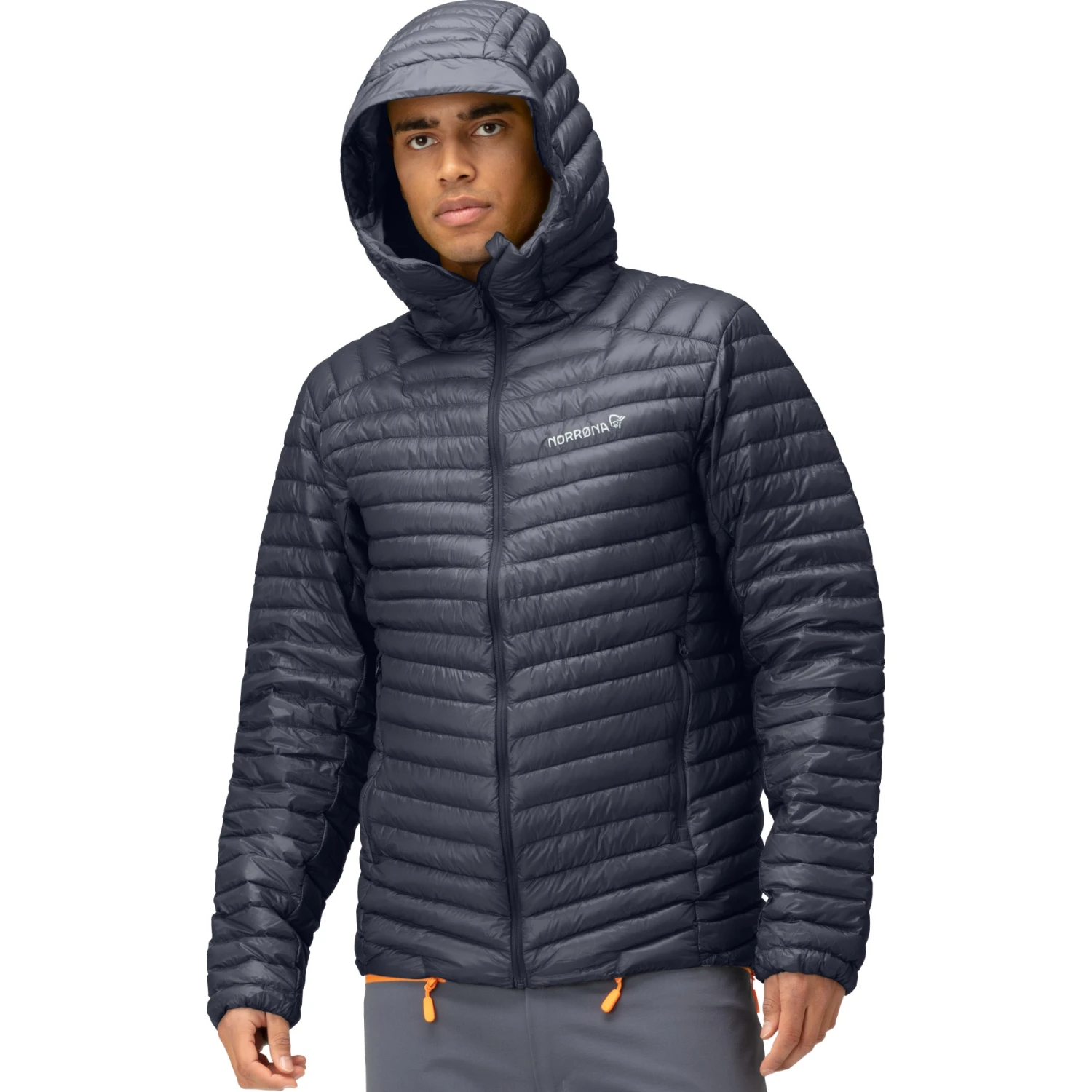 Norrona Trollveggen Superlight Down850 Hood Donsjas Heren - Cool Black 1 Norrona Trollveggen Superlight Down850 Hood Donsjas Heren - Cool Black