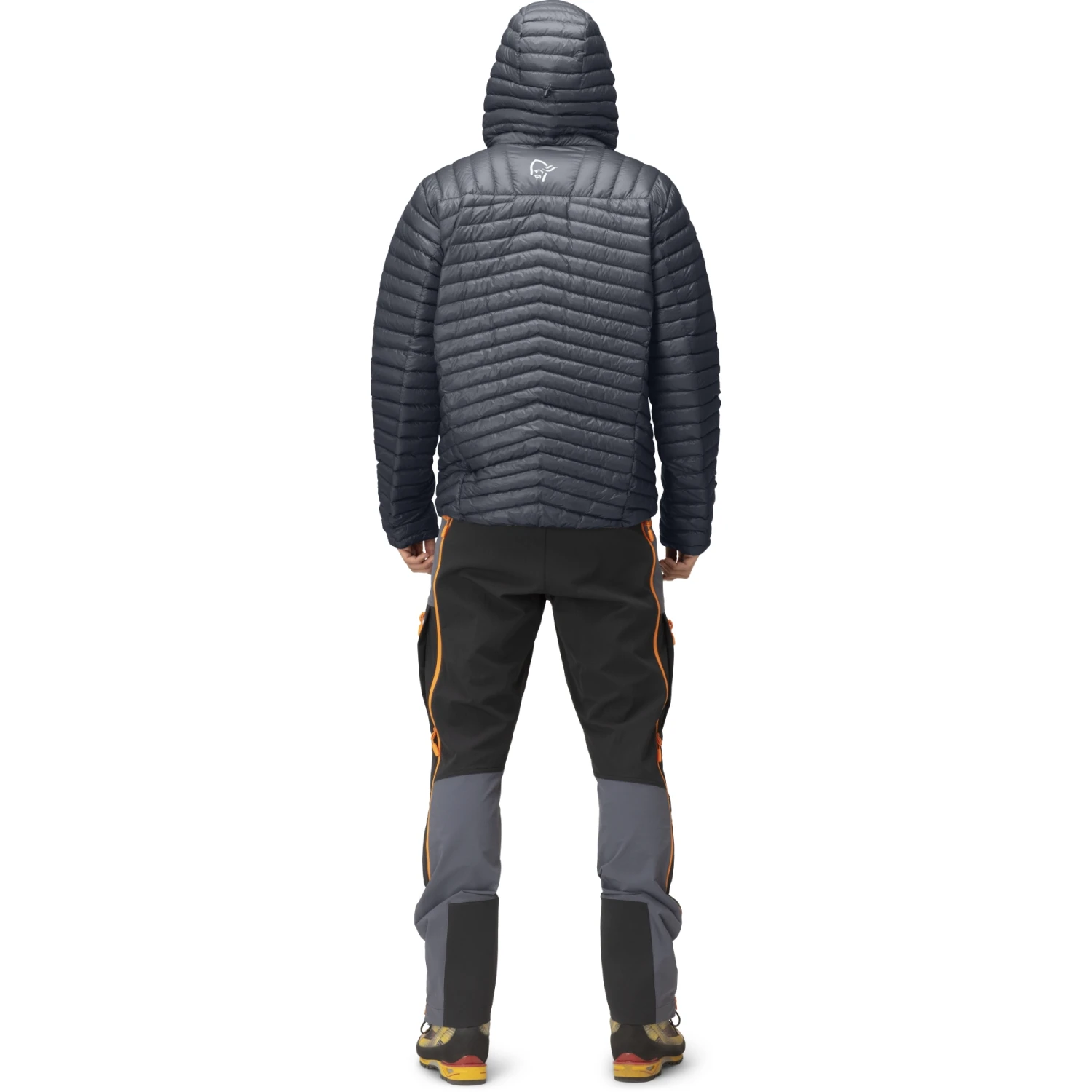 Norrona Trollveggen Superlight Down850 Hood Donsjas Heren - Cool Black 5 Norrona Trollveggen Superlight Down850 Hood Donsjas Heren - Cool Black - Afbeelding 5