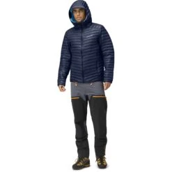 Norrona Trollveggen Superlight Down850 Hood Donsjas Heren - Indigo Night -Norrona norrona trollveggen superlight down850 hood jacket men indigo night 3 1258405