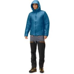 Norrona Trollveggen Superlight Down850 Hood Donsjas Heren - Mykonos Blue -Norrona norrona trollveggen superlight down850 hood jacket men mykonos blue 4 1519040