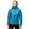 Norrona Trollveggen Superlight Down850 Hood Donsjas Dames - Hawaiian Surf