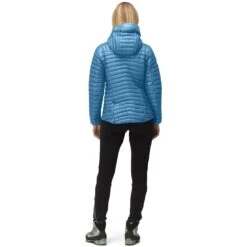 Norrona Trollveggen Superlight Down850 Hood Donsjas Dames - Hawaiian Surf -Norrona norrona trollveggen superlight down850 hood jacket women hawaiian surf 4 1258414