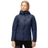 Norrona Trollveggen Superlight Down850 Hood Donsjas Dames - Indigo Night