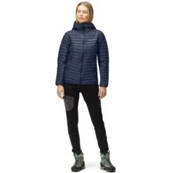 Norrona Trollveggen Superlight Down850 Hood Donsjas Dames - Indigo Night -Norrona norrona trollveggen superlight down850 hood jacket women indigo night 3 1258417