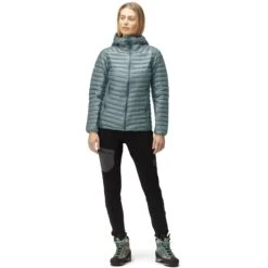 Norrona Trollveggen Superlight Down850 Hood Donsjas Dames - North Atlantic -Norrona norrona trollveggen superlight down850 hood jacket women north atlantic 3 1258421