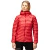 Norrona Trollveggen Superlight Down850 Hood Donsjas Dames - True Red