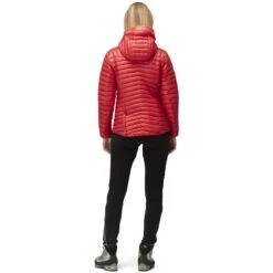 Norrona Trollveggen Superlight Down850 Hood Donsjas Dames - True Red -Norrona norrona trollveggen superlight down850 hood jacket women true red 4 1258426