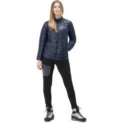 Norrona Trollveggen Superlight Down850 Donsjas Dames - Indigo Night -Norrona norrona trollveggen superlight down850 jacket women indigo night 3 1031797