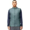 Norrona Trollveggen Superlight Down850 Donzen Bodywarmer Heren - North Atlantic/Sulphur Spring