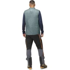 Norrona Trollveggen Superlight Down850 Donzen Bodywarmer Heren - North Atlantic/Sulphur Spring -Norrona norrona trollveggen superlight down850 vest men north atlantic sulphur spring 4 1258575