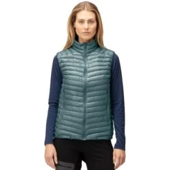 Norrona Trollveggen Superlight Down850 Donzen Bodywarmer Dames - North Atlantic