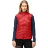 Norrona Trollveggen Superlight Down850 Donzen Bodywarmer Dames - True Red