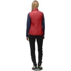 Norrona Trollveggen Superlight Down850 Donzen Bodywarmer Dames - True Red -Norrona norrona trollveggen superlight down850 vest women true red 4 1258615