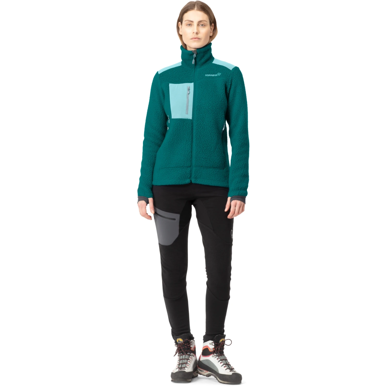 Norrona Trollveggen Thermal Pro Jas Dames - Everglade 4 Norrona Trollveggen Thermal Pro Jas Dames - Everglade - Afbeelding 4