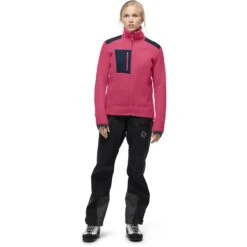 Norrona Trollveggen Thermal Pro Jas Dames - Honeysuckle/Indigo Night -Norrona norrona trollveggen thermal pro jacket women honeysuckle indigo night 3 1031869