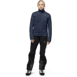 Norrona Trollveggen Thermal Pro Jas Dames - Indigo Night -Norrona norrona trollveggen thermal pro jacket women indigo night 3 1031874