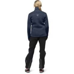 Norrona Trollveggen Thermal Pro Jas Dames - Indigo Night -Norrona norrona trollveggen thermal pro jacket women indigo night 4 1031875