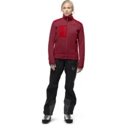 Norrona Trollveggen Thermal Pro Jas Dames - Rhubarb -Norrona norrona trollveggen thermal pro jacket women rhubarb 3 1031886