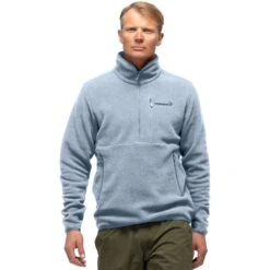 Norrona Warm2 Halfzip Trui Unisex - Blue Fog
