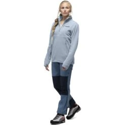 Norrona Warm2 Halfzip Trui Unisex - Blue Fog -Norrona norrona warm2 halfzip unisex pullover blue fog 3 1259058