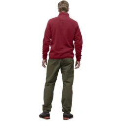 Norrona Warm2 Halfzip Trui Unisex - Rhubarb Melange -Norrona norrona warm2 halfzip unisex pullover rhubarb melange 4 1032164
