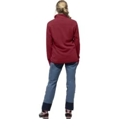 Norrona Warm2 Halfzip Trui Unisex - Rhubarb Melange -Norrona norrona warm2 halfzip unisex pullover rhubarb melange 6 1032166