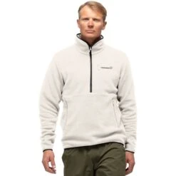 Norrona Warm2 Halfzip Trui Unisex - Snowdrop