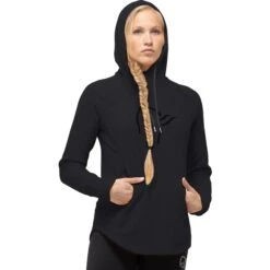Norrona Warm2 Hood Hoodie Dames - Caviar