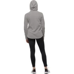 Norrona Warm2 Hood Hoodie Dames - Drizzle Melange -Norrona norrona warm2 hood women drizzle melange 4 1032247