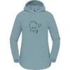 Norrona Warm2 Hood Hoodie Dames - Tourmaline Melange