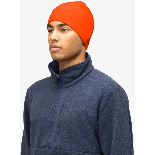 Norrona Warmwool2 Beanie - Adrenalin 4 Norrona Warmwool2 Beanie - Adrenalin - Afbeelding 4