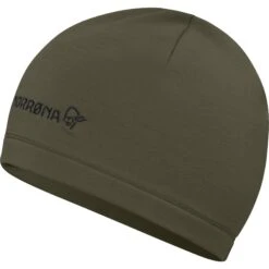 Norrona Warmwool2 Beanie - Olive Night