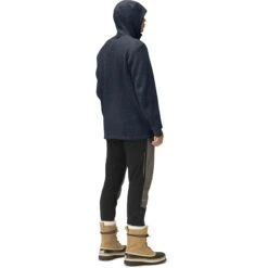 Norrona Warmwool3 Hood Jas Heren - Indigo Night -Norrona norrona warmwool3 hood jacket men indigo night 4 1258998