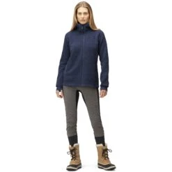 Norrona Warmwool3 Hood Jas Dames - Indigo Night -Norrona norrona warmwool3 hood jacket women indigo night 3 1259027